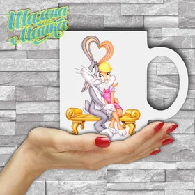 Прикольные кружки: Love 203 Влюбленные кролики 2